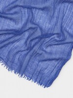 Pashmina Con Mezcla De Lana azul