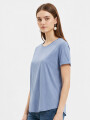 Remera Cordata Azul Grisaceo