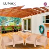 Set de 4 Sillas Plastico Skarpo Jardin Taupe