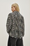 Camisa Lina Mosaic Azul