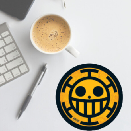One Piece - Captain Trafalgar Emblem Mousepad One Piece - Captain Trafalgar Emblem Mousepad
