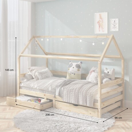 CAMA 1 PLAZA MADERA MACIZA DORMITORIO CAMA 1 PLAZA MADERA MACIZA DORMITORIO
