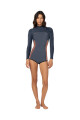 Hyperfreak Dama 2mm - Chest Zip - LS Springsuit - Gris Hyperfreak Dama 2mm - Chest Zip - LS Springsuit - Gris