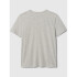 V-BAS SS LOGO TEE LIGHT HEATHER GREY B08