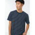 CAMISETA MM MASC LISTRADO AZUL