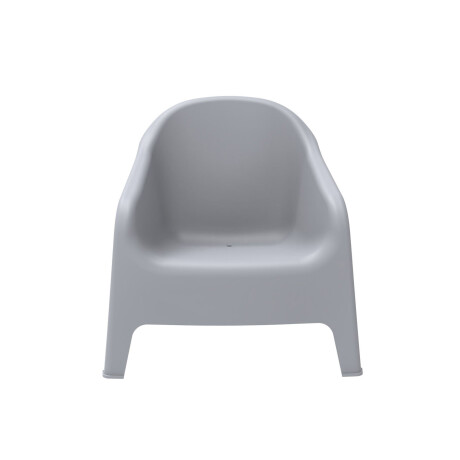 BUTACA EXTERIOR POLIPROPILENO GRIS SKARPO