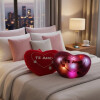 Peluche De Corazón Con Luces ROJO