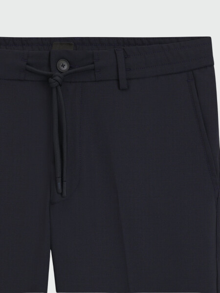 BOSS - Pantalones Modern Fit Azul Oscuro