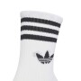 Medias Adidas 3S Crew S 6 Pack Unisex White