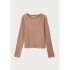 BLUSA ML FEM MARROM MEDIO