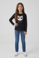 Camiseta manga larga NEGRO