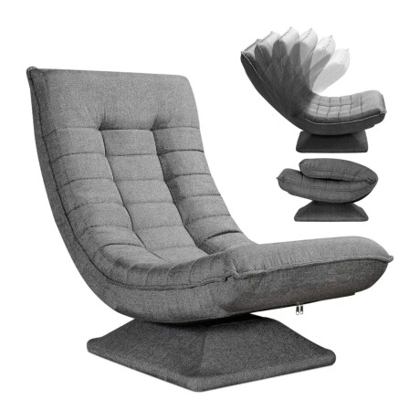 Sillon Reclinable Giratorio Aberdeen Gris