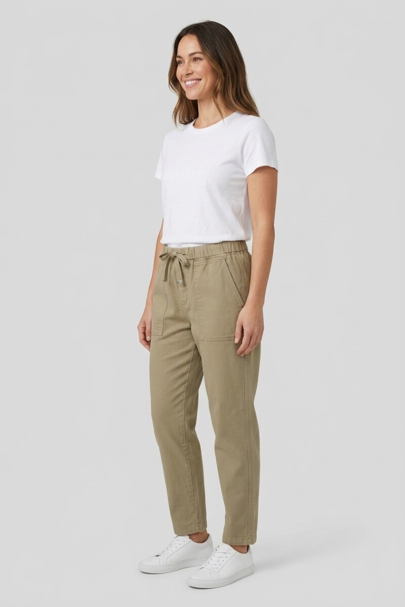 Pantalon jogger VERDE OLIVA