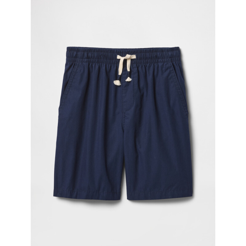 V-RELAXED PO WOVEN SHORT TAPESTRY NAVY