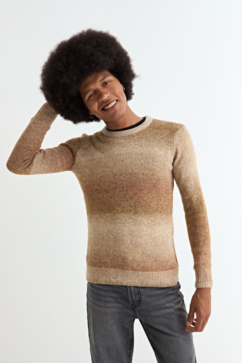 Sweater degradé TOSTADO