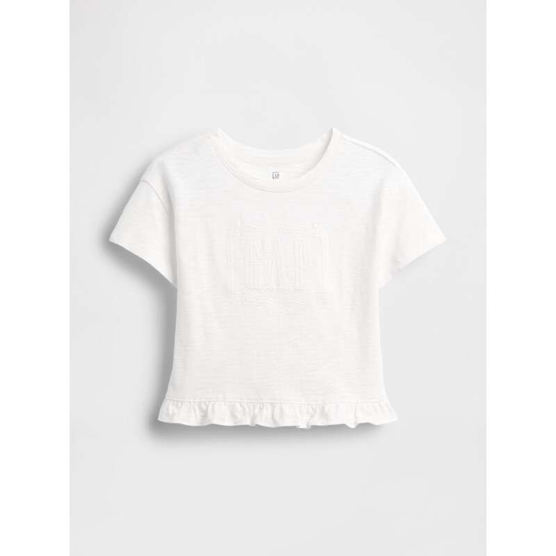IE SS RFL HEM LOGO TEE NEW OFF WHITE