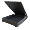 Box Baúl Negro Para Colchón De 2 Plazas 1.38 X 1.88m Box Baúl Negro Para Colchón De 2 Plazas 1.38 X 1.88m