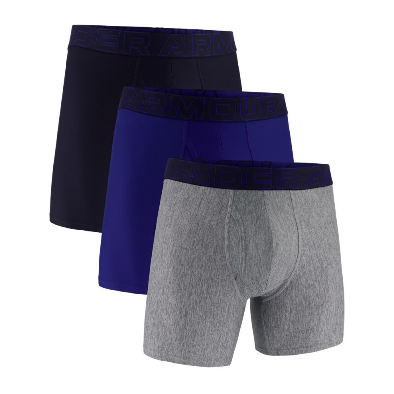 UA PERFORMANCE TECH - SOLID 9 IN 3PK BLU