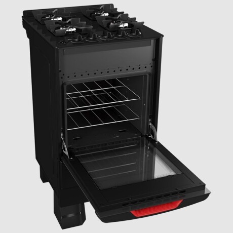 Cocina Súper Gas Negra Enxuta CENXV27542NG - 1 Cocina Súper Gas Negra Enxuta CENXV27542NG - 1