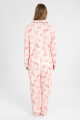 Pijama flannel fleece lucky girl Rosado
