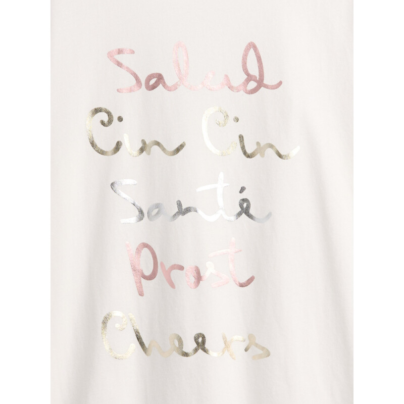 V-FRCH SS FAV CREW GRAPHIC NEW OFF WHITE