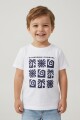 Remera m/c estampada Coastal BLANCO
