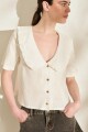 BLUSA BOSQUE Manteca