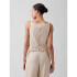V-LINEN SHELL TANK FLAX LINEN