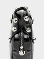 Bolso Tote Con Esferas negro