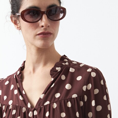 CAMISA TOPACIO Chocolate