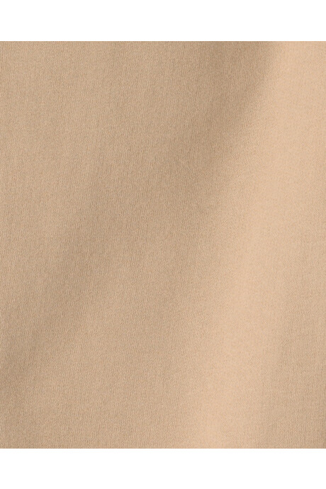 Pantalón deportivo de algodón, beige Sin color