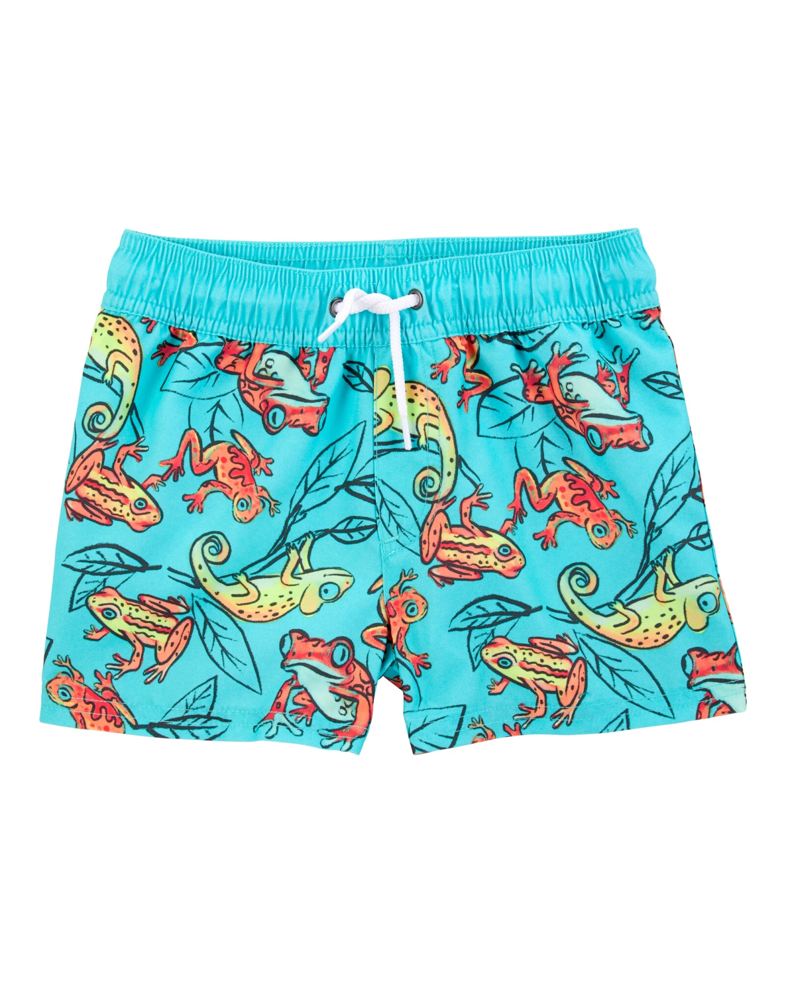 Traje de baño dos piezas, con protección UPF 50+, manga corta, diseño iguanas Sin color