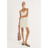 VESTIDO MIDI FEM AMARELO CLARO
