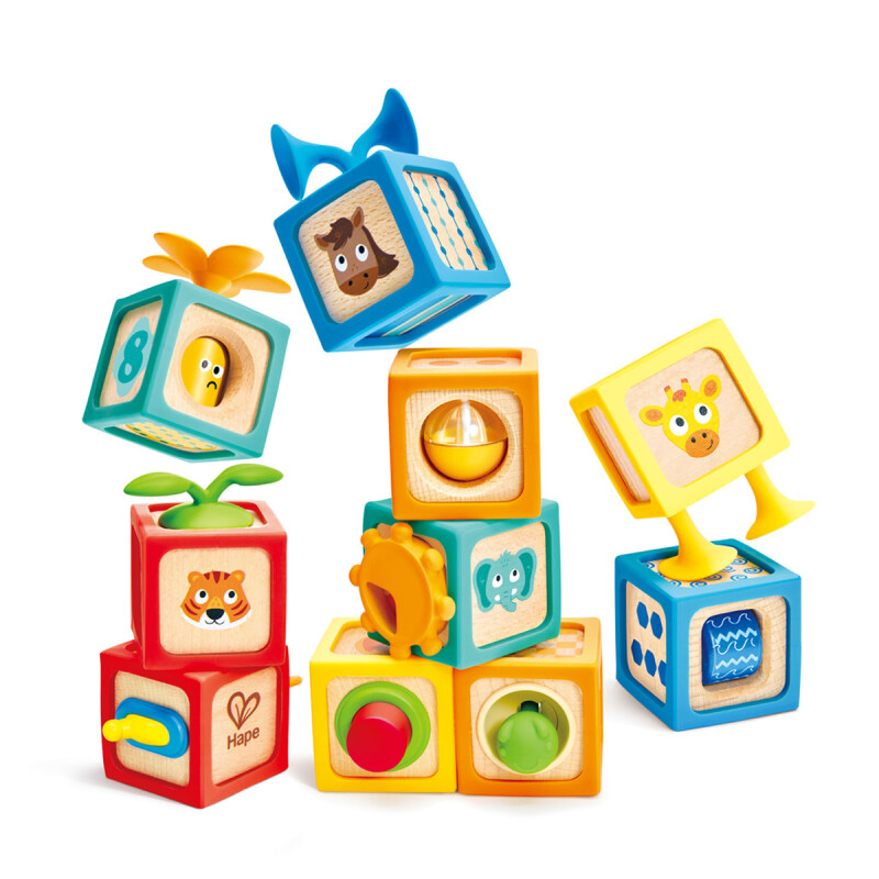 Bloques apilables Sensoriales Hape Bloques apilables Sensoriales Hape