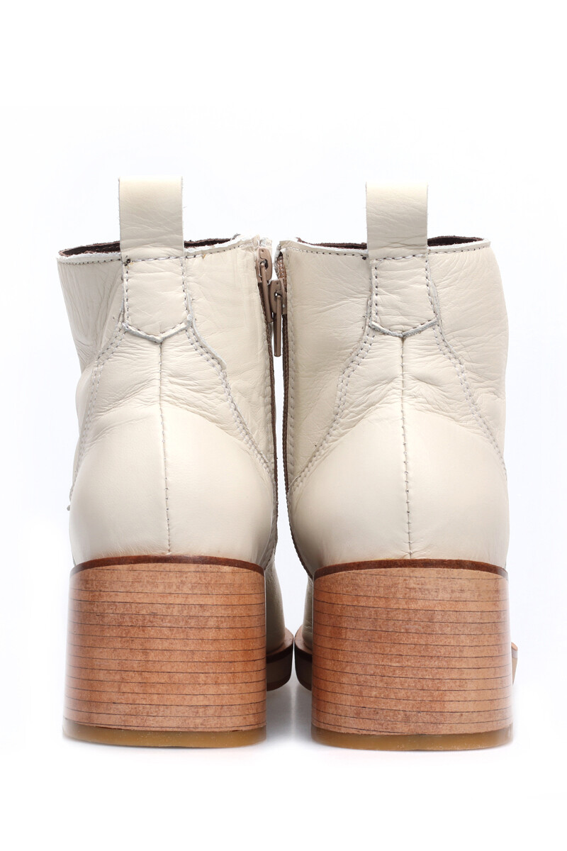 BOTA CUERO NEW EJECUTIVA WHITE