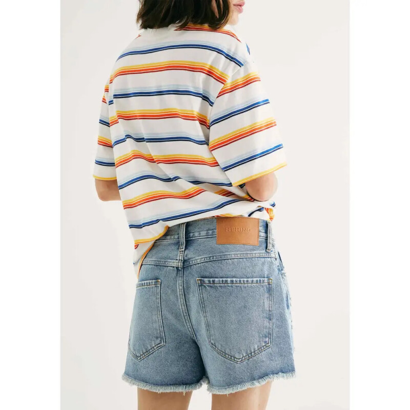 SHORTS FEM AZUL CLARO