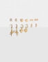 Aros Sets Con corazón Set De Aros Romantico - Dorado