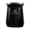 Set Stanley termo de 1.4 lt + mate + bombilla Naranja + Negro