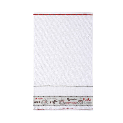 Repasador Jacquard para Bordar Dohler 45 cm x 70 cm 5198380 COFFEE BCO