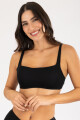 Top copa b maera Negro