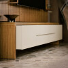 Rack de TV NORD 2.2 - Linea Manhattan Off White / Cinamomo