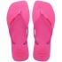 Ojotas Havaianas Slim Square Logo Pop Pp Rosado