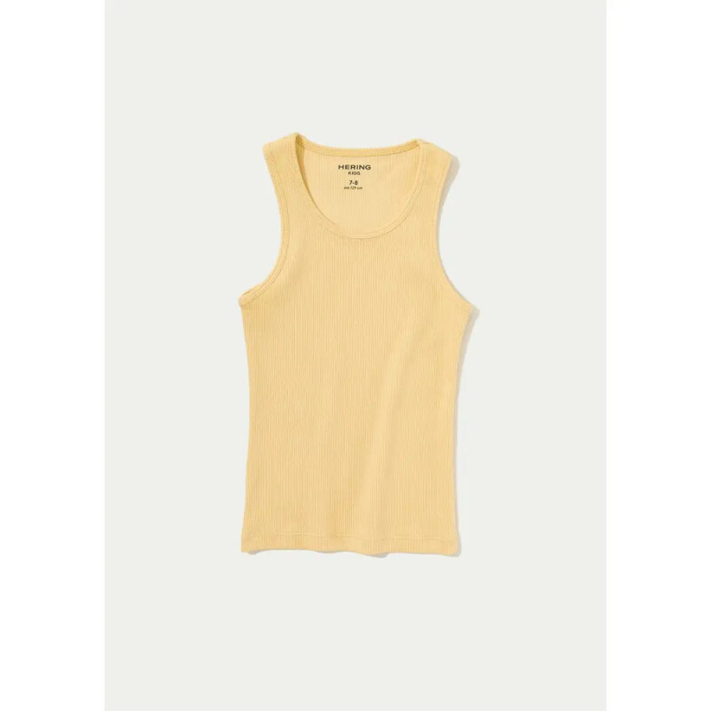 CAMISETA REGATA FEM AMARELO CLARO