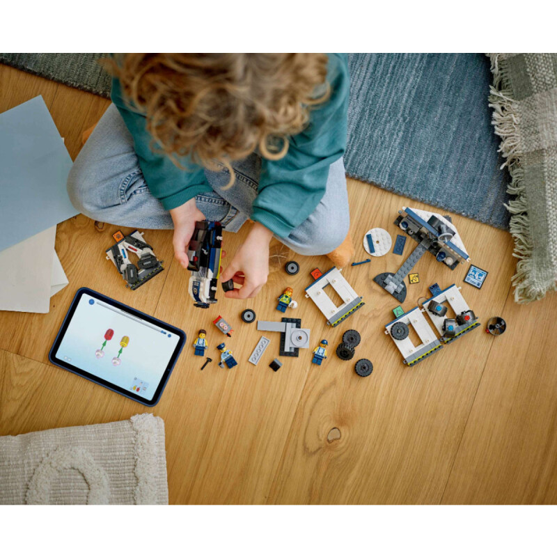 Taller de Modificación de Coches de Policía Lego Taller de Modificación de Coches de Policía Lego