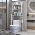 Estantes Armario Mueble Organizador Baño Inodoro Metal Acero Imback Color Blanco Estantes Armario Mueble Organizador Baño Inodoro Metal Acero Imback Color Blanco