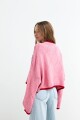 Sweater tejido jacquard peces ROSADO