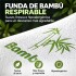 Almohada Viscoelástica con Funda de Bambú y Bolso de Transporte Blanco 1