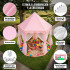 Carpa Casita Infantil Tipi Casa Para Niños Plegable Castillo Con Cortinas Imback Color Rosa Carpa Casita Infantil Tipi Casa Para Niños Plegable Castillo Con Cortinas Imback Color Rosa