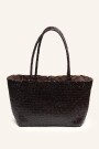 TOTE TRENZA Marron