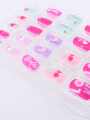 BARBIE EXTRA PRESS ON NAILS ROSADO